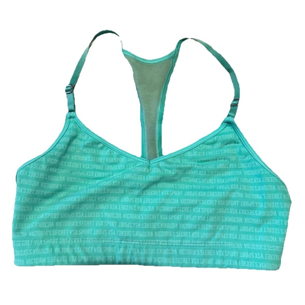 Victorias Secret The Player‎ Racerback Cami Sport Bra medium VSX Sport Green
